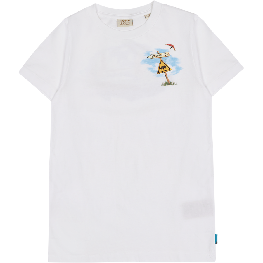 Regular-fit Short-sleeved Artw Off White