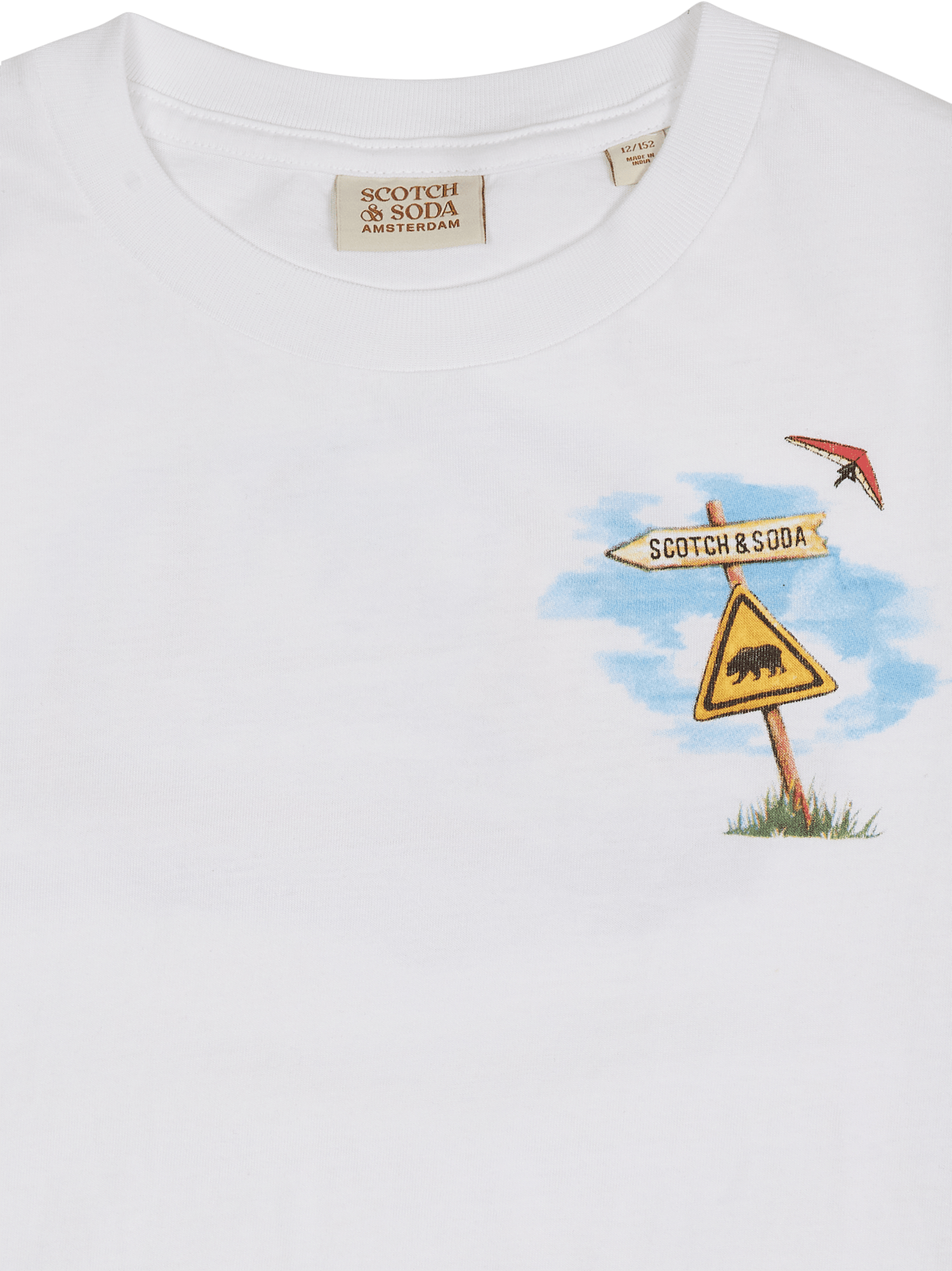 Regular-fit Short-sleeved Artw Off White - Bild 3