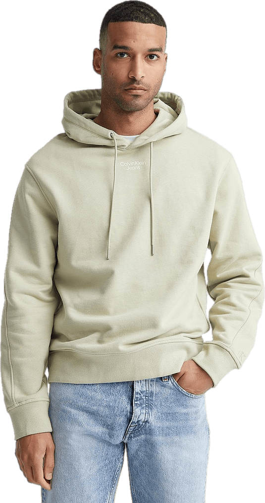 Calvin Klein Stacked Logo Hoodie Rb8 - Bild 3