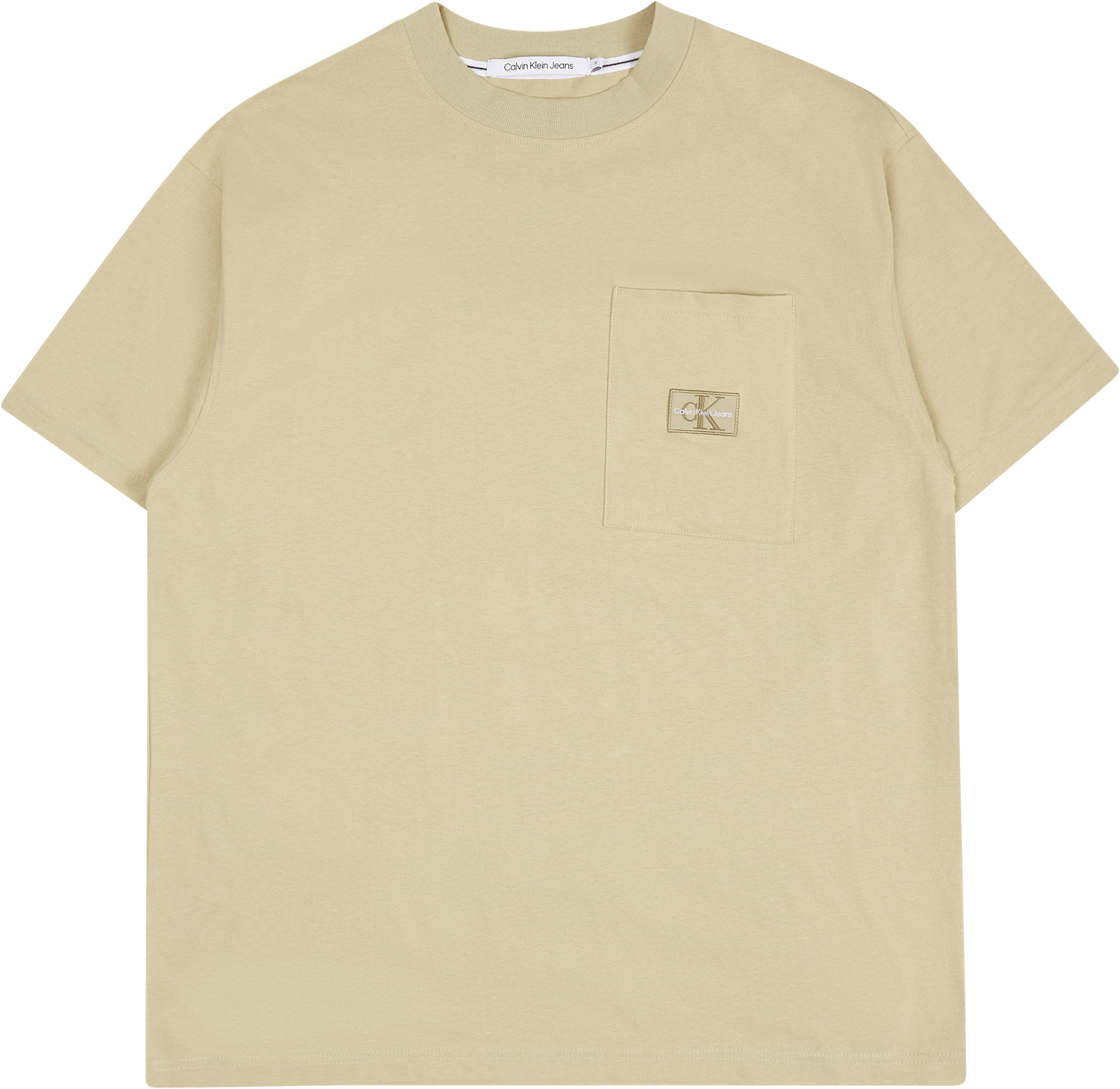 Calvin Klein Shrunken Badge Pocket Tee Rb8