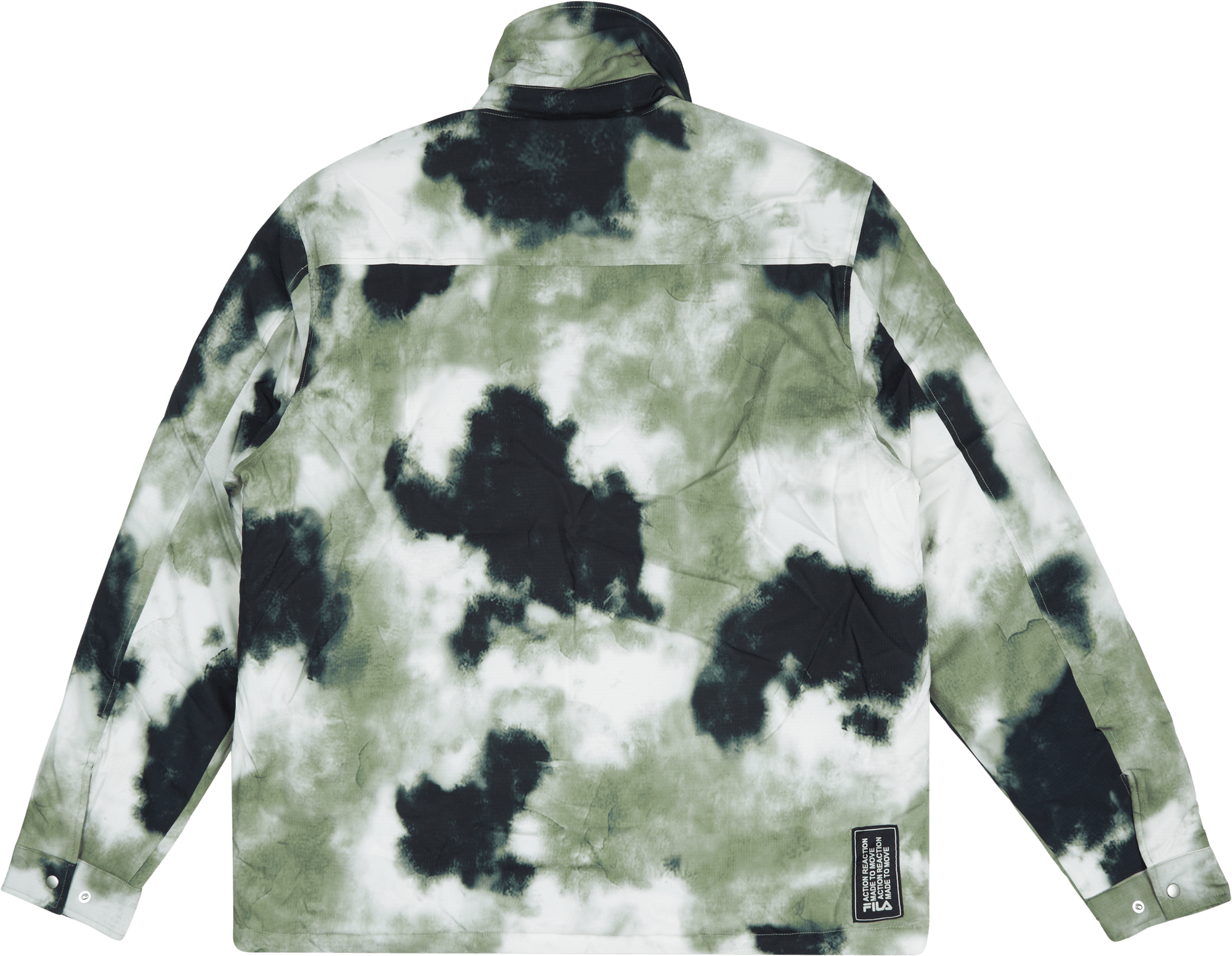 Cossonay Light Padded Jacket A Green Smoke Batic Aop - Bild 2
