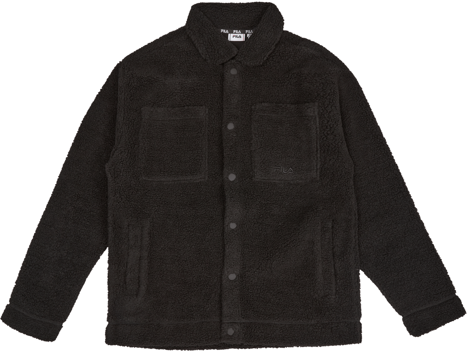 Berane Sherpa Jacket Moonless Night, Male, Apparels, jackets, Black, M