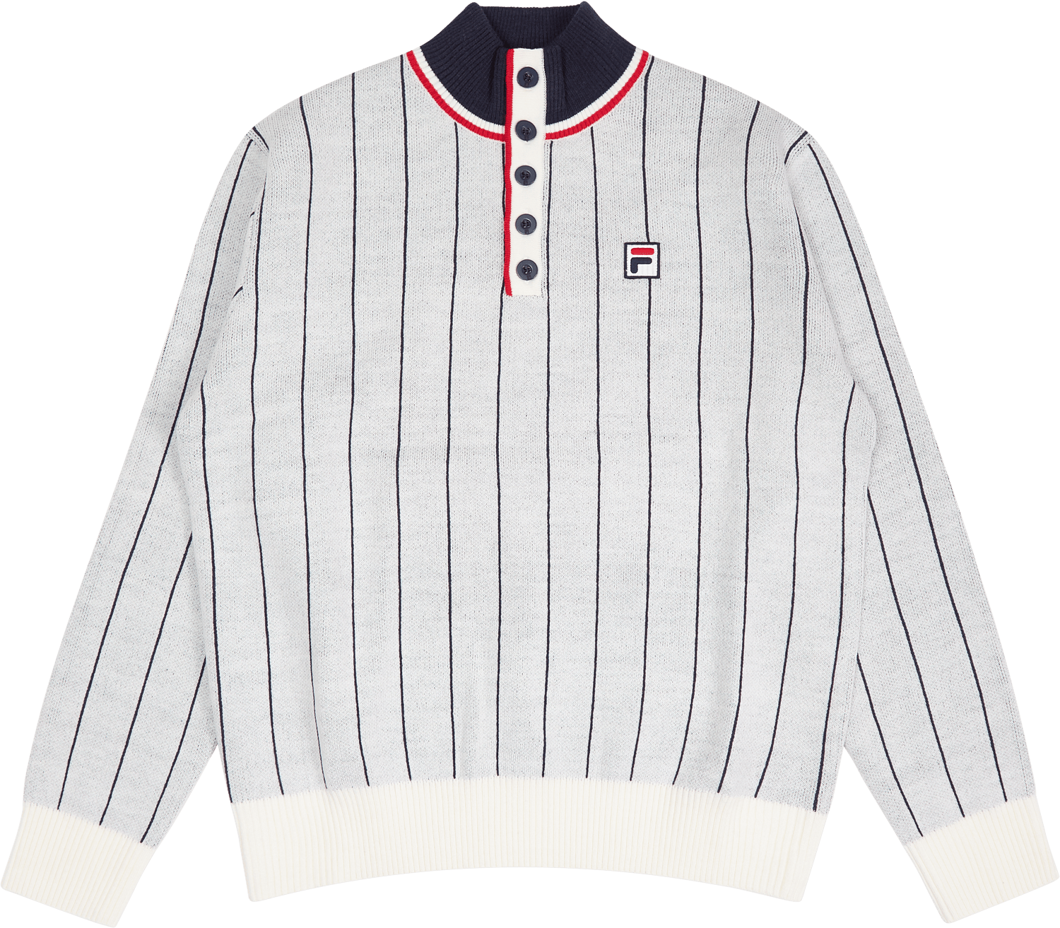 Zanjan Knit Pullover Pin Stripes Aop