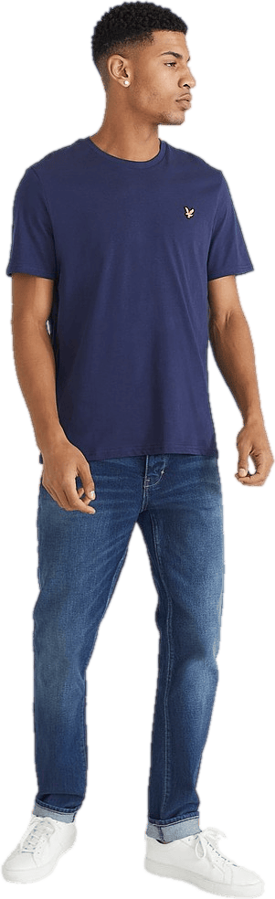 Plain T-shirt, Male, Aparelhos, Tops, Azul, L