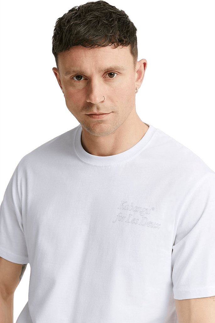 Kabangu T-shirt White/blue Haze - Bild 3