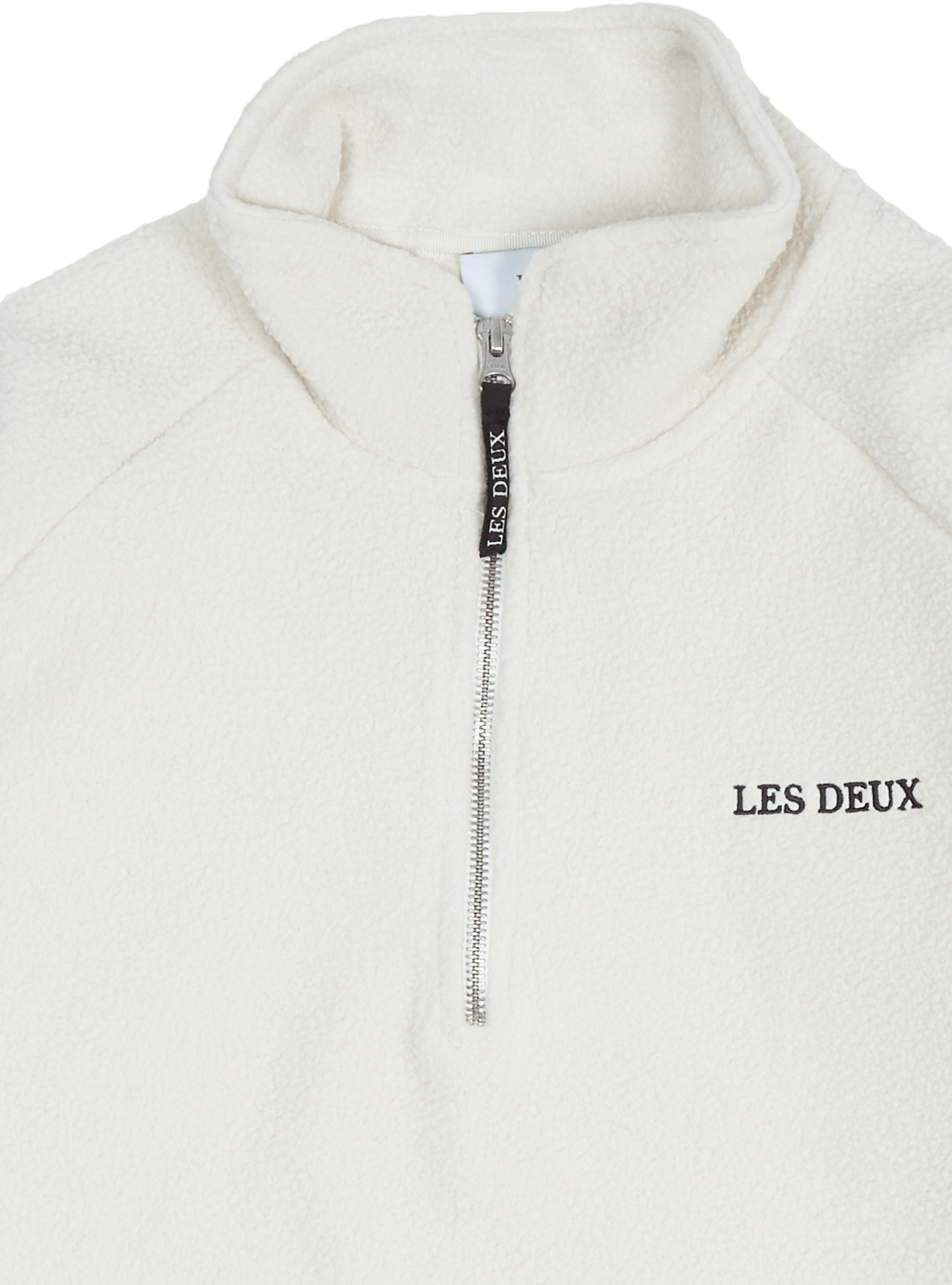 Duncan Pile Halfzip Sweatshirt Ivory - Bild 3