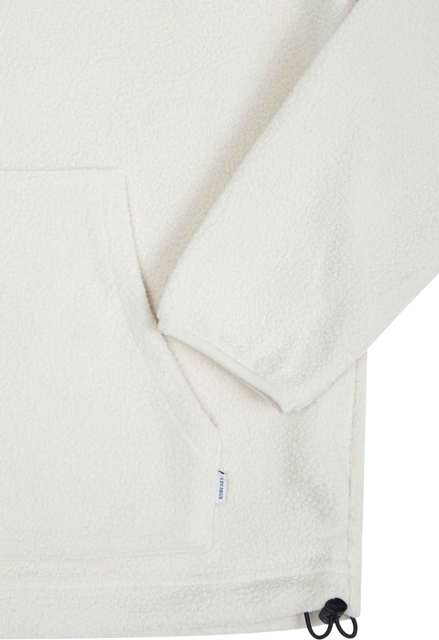 Duncan Pile Halfzip Sweatshirt Ivory - Bild 4