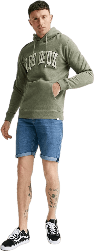 Les Deux Crane Hoodie Lichen - Bild 2