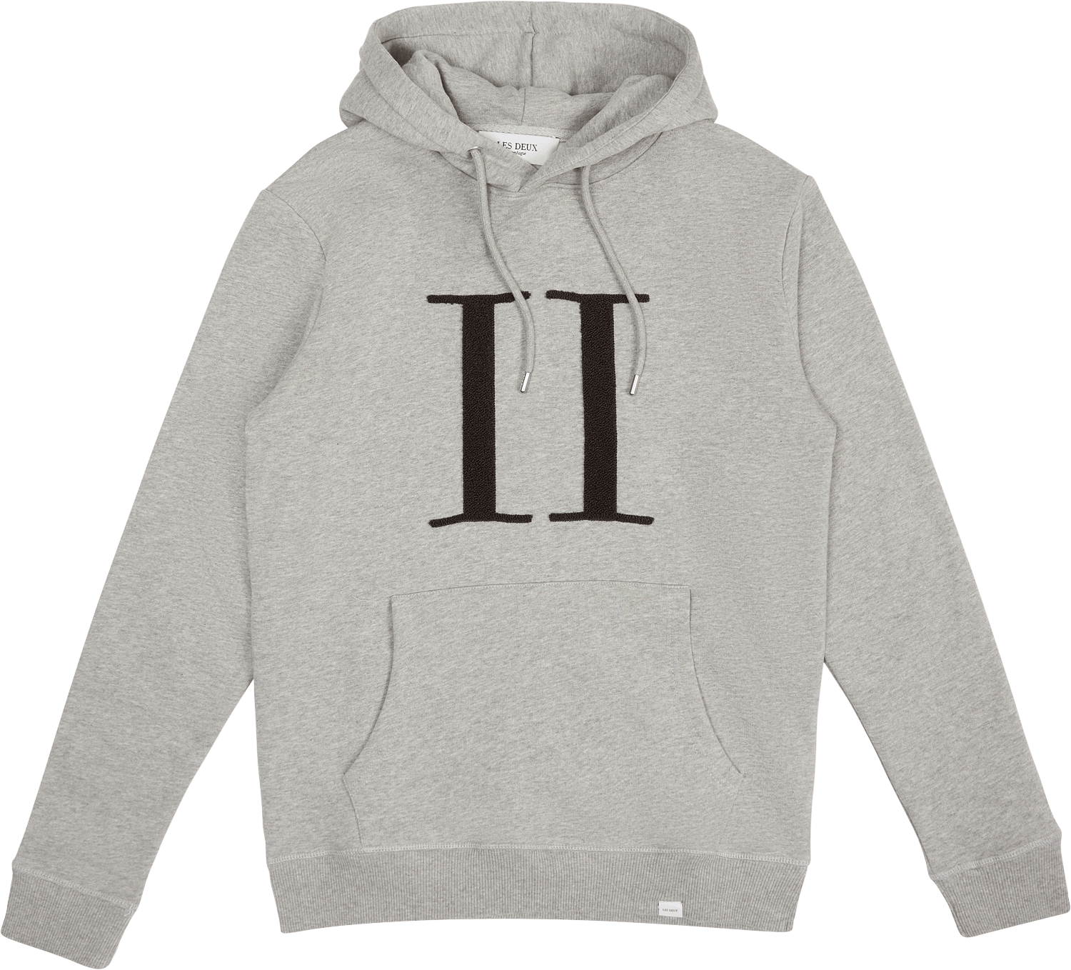 Les Deux Encore Bouclé Hoodie, Male, Kläder, hoodies och sweatshirts, Grå, L