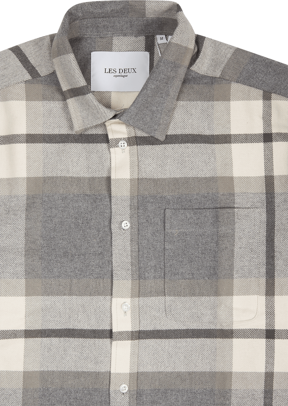 Les Deux Jeremy Check Flannel Shirt raven - Bild 3