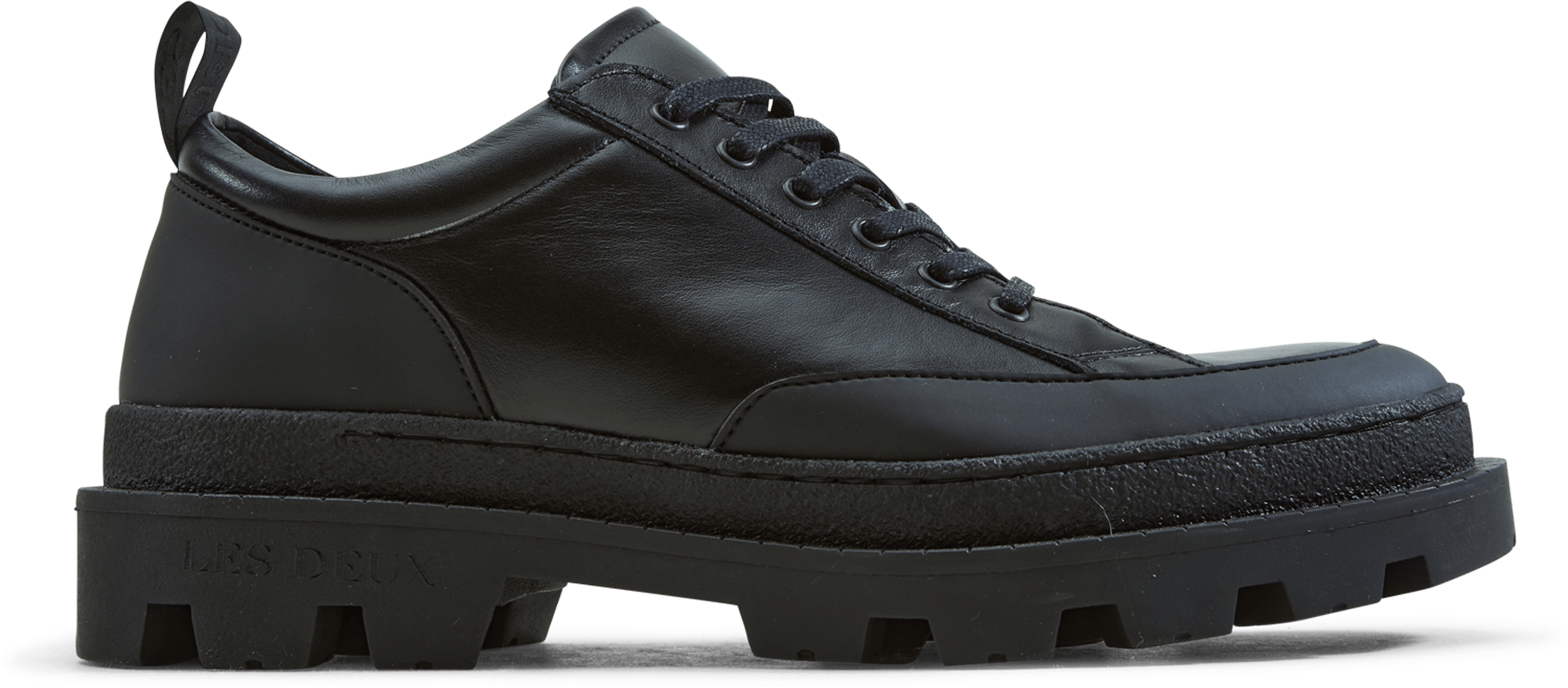 Tanner Leather Sneaker Black/black