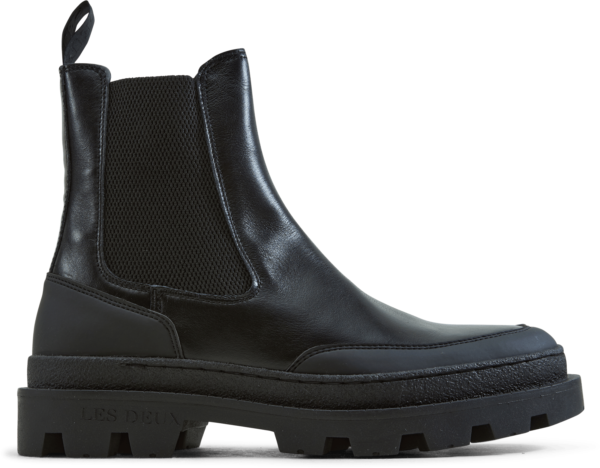 Tanner Leather Chealsea Boot Black