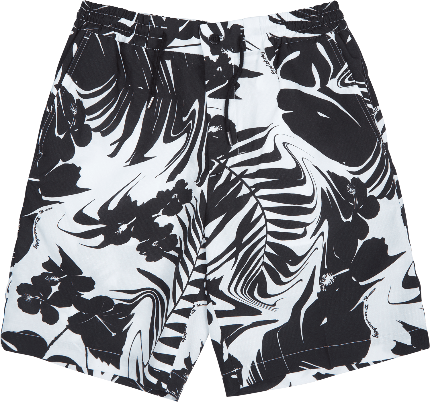 Earl Hibiscus Print Shorts