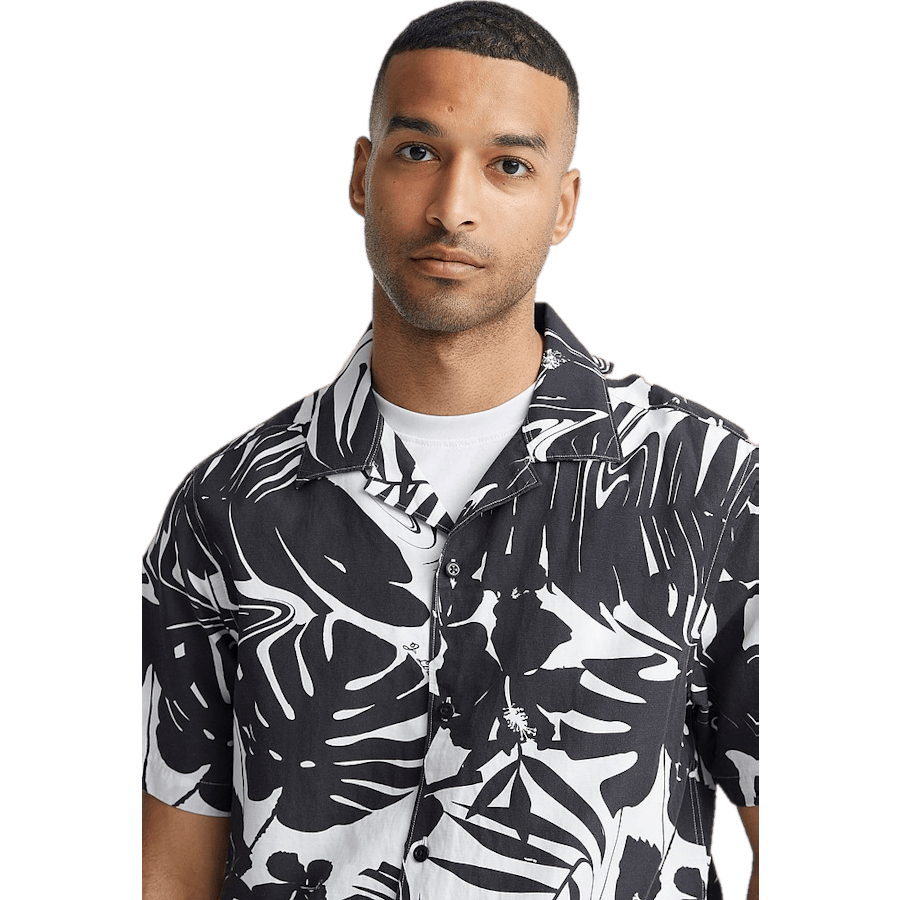 Elio Hibiscus Print White