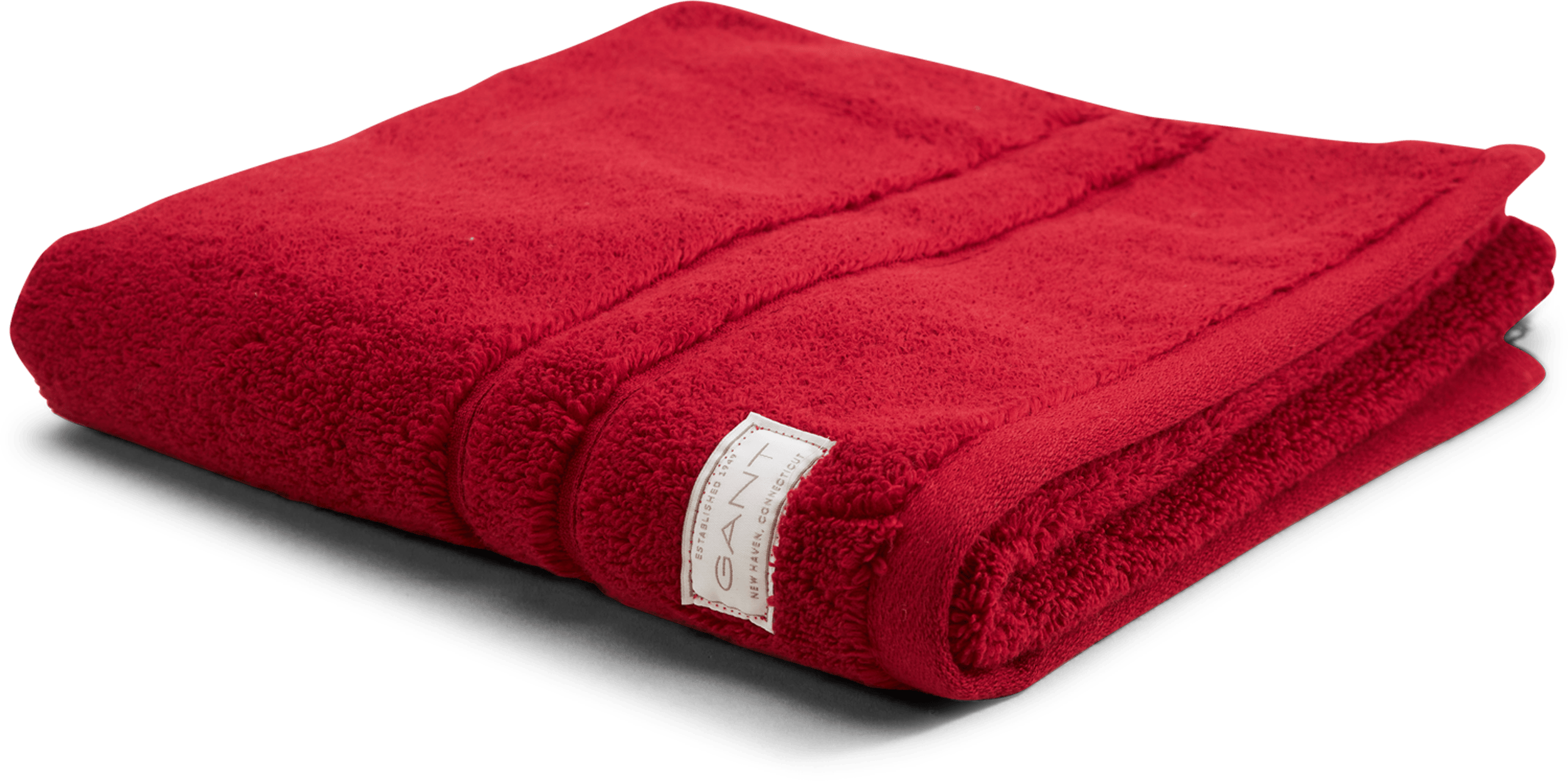Organic Premium Towel 50×70 Dark Red