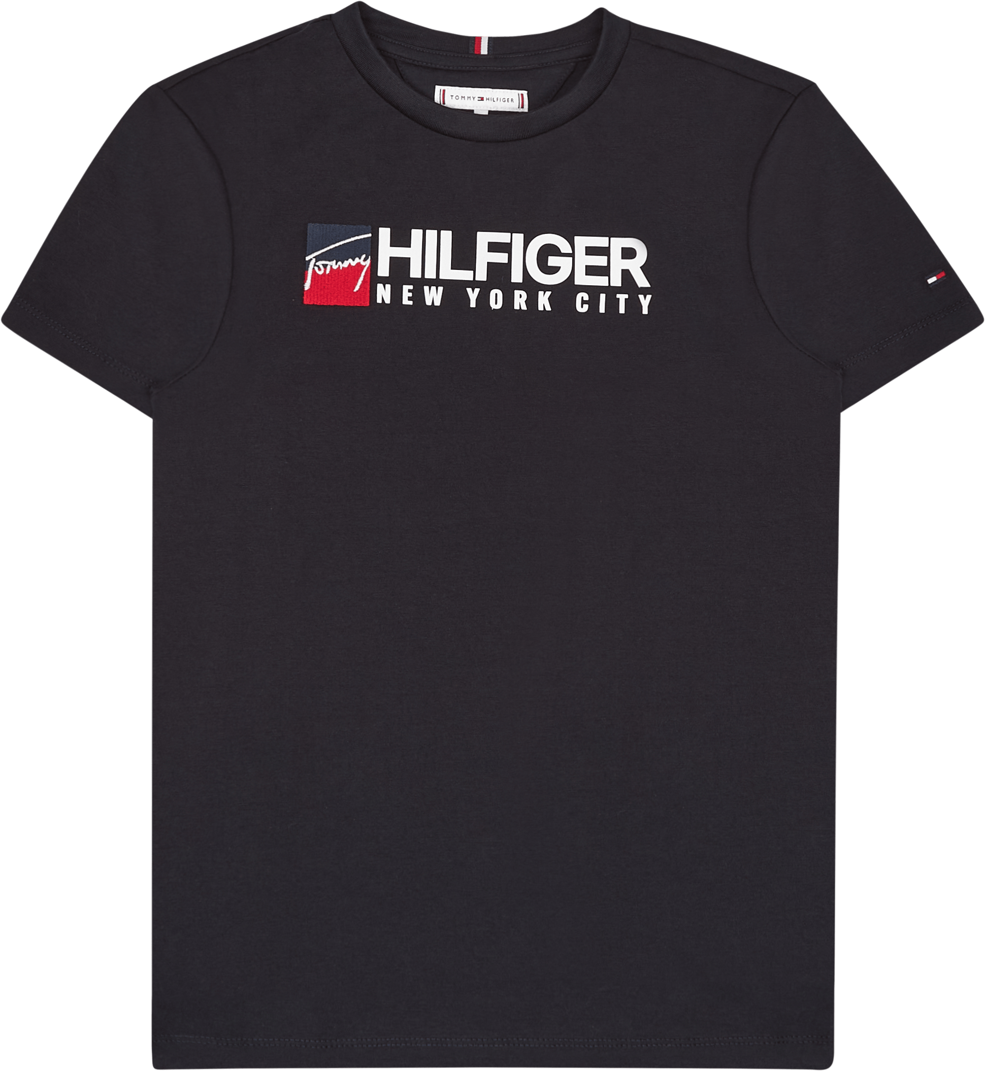 U Tommy Logo Tee S/s Dw5 – Desert Sky