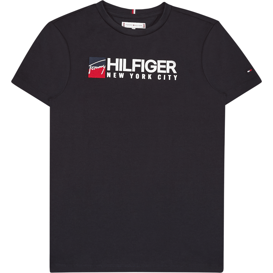 U Tommy Logo Tee S/s Dw5 – Desert Sky