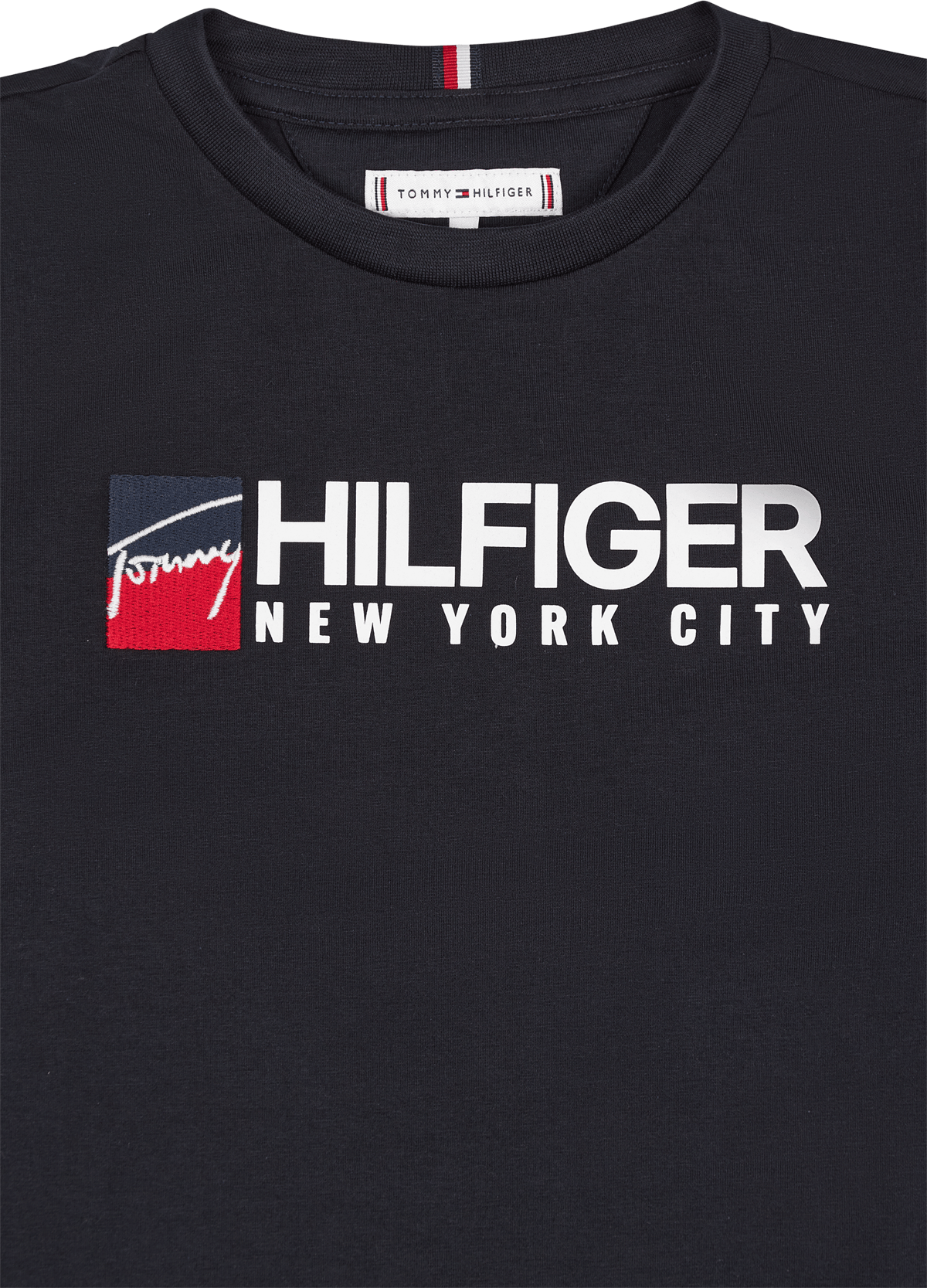 U Tommy Logo Tee S/s Dw5 - Desert Sky - Bild 3