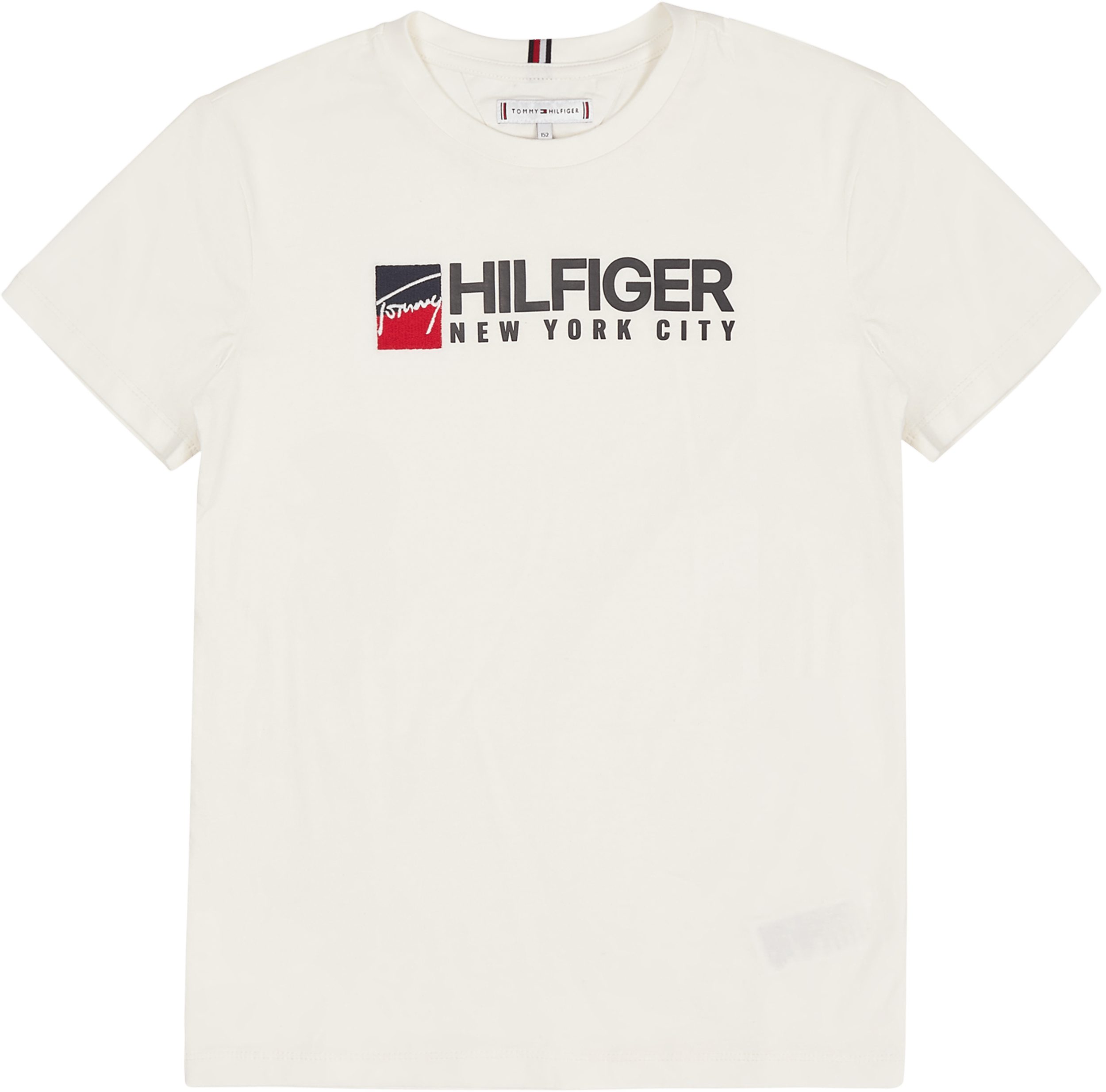 U Tommy Logo Tee S/s Ybh – Ancient White