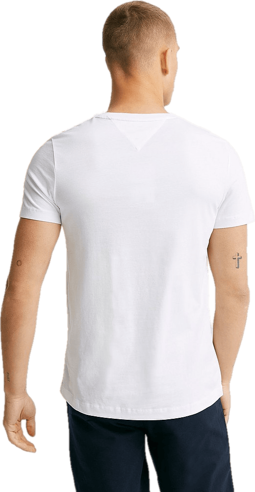 Palm Floral Tee Ybr – White