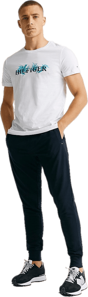 Palm Floral Tee Ybr - White - Bild 2