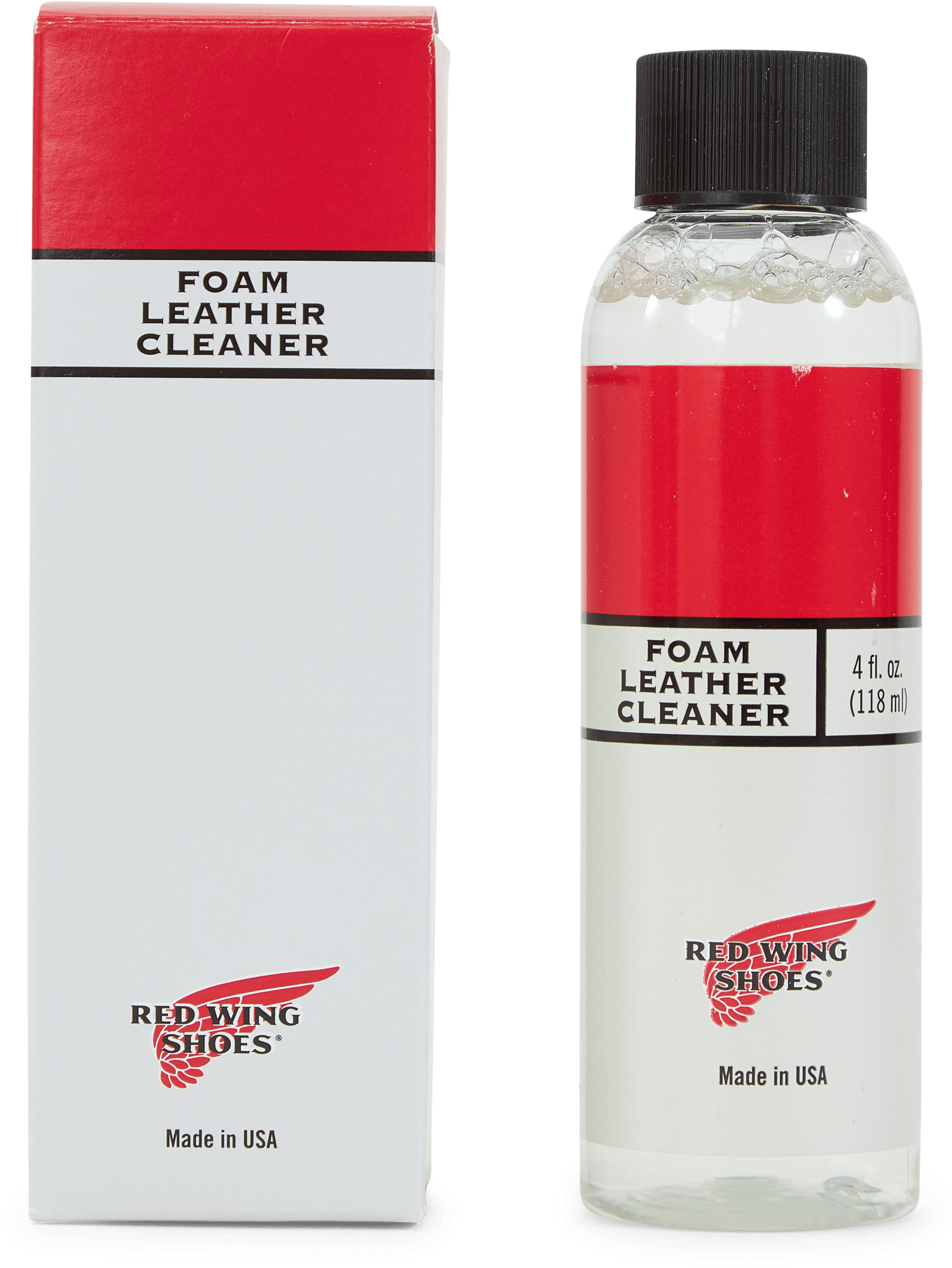 Foam Leather Cleaner, 4 Oz Transparet, Male, Utrustning, Tillbehör, Vit, ONESIZE