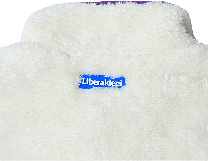 Pile Fleece Jacket White - Bild 3