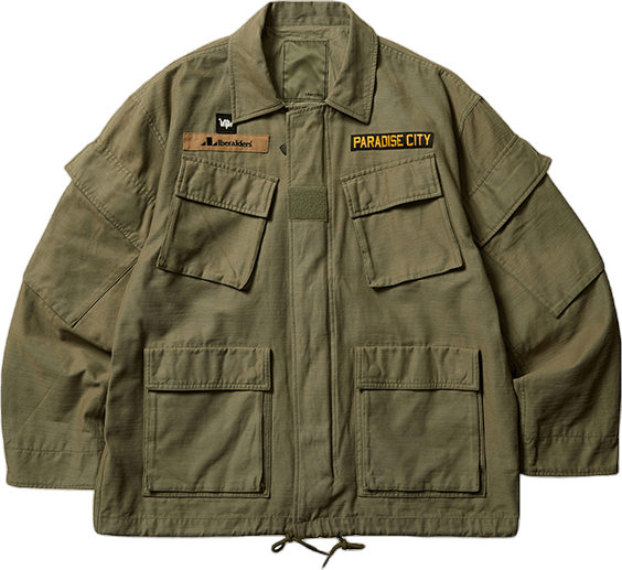 Garmentdyed Tactical Jacket Olive, Male, Aparelhos, jaquetas, Verde, L