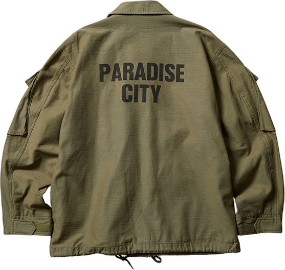 Garmentdyed Tactical Jacket Olive - Bild 2