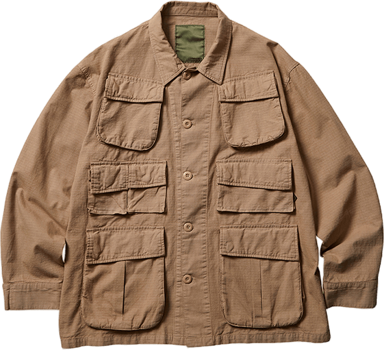Rip Stop Fatigue Jacket Coyote