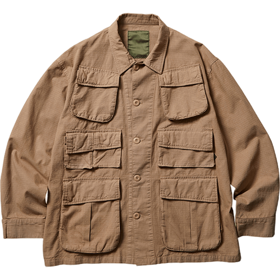 Rip Stop Fatigue Jacket Coyote
