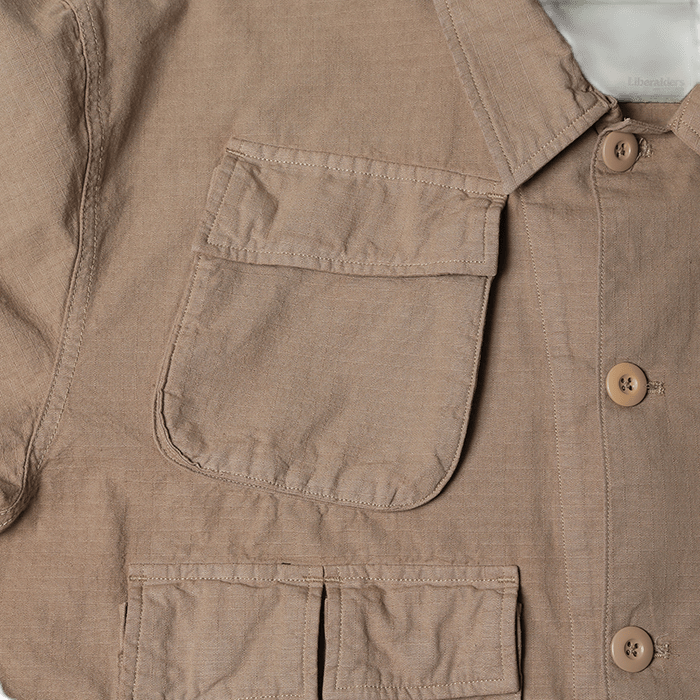 Rip Stop Fatigue Jacket Coyote - Bild 4