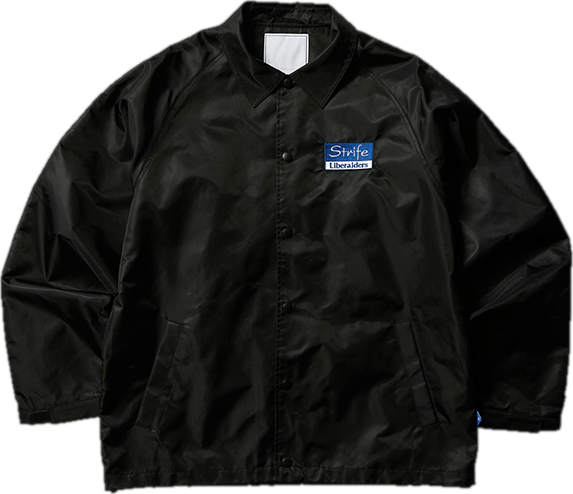 Strife Nylon Coach Jacket Black