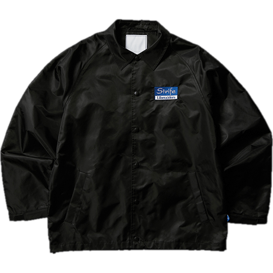 Strife Nylon Coach Jacket Black