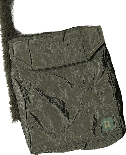 Pile Fleece Quilted Pants Olive - Bild 3