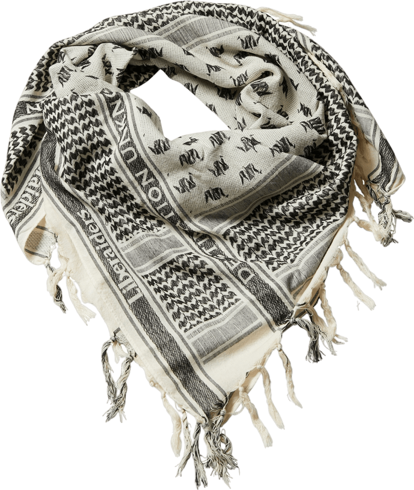 Lr Jacquard Stole White