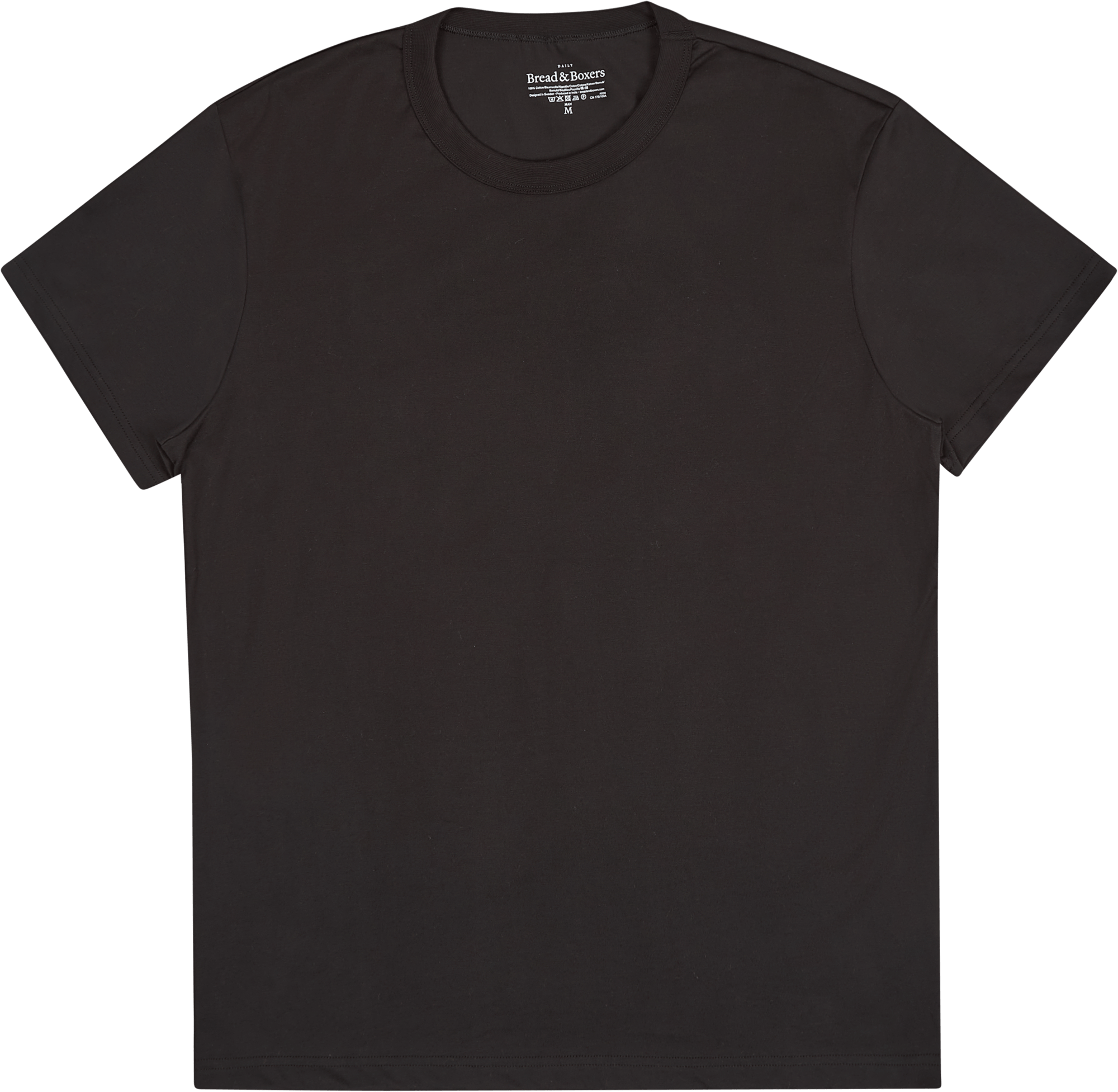 Crew-Neck pima Black