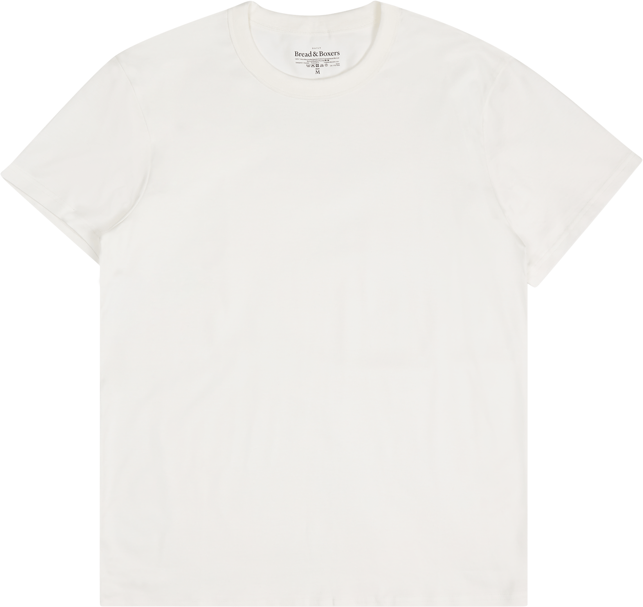 Crew-Neck pima Ivory