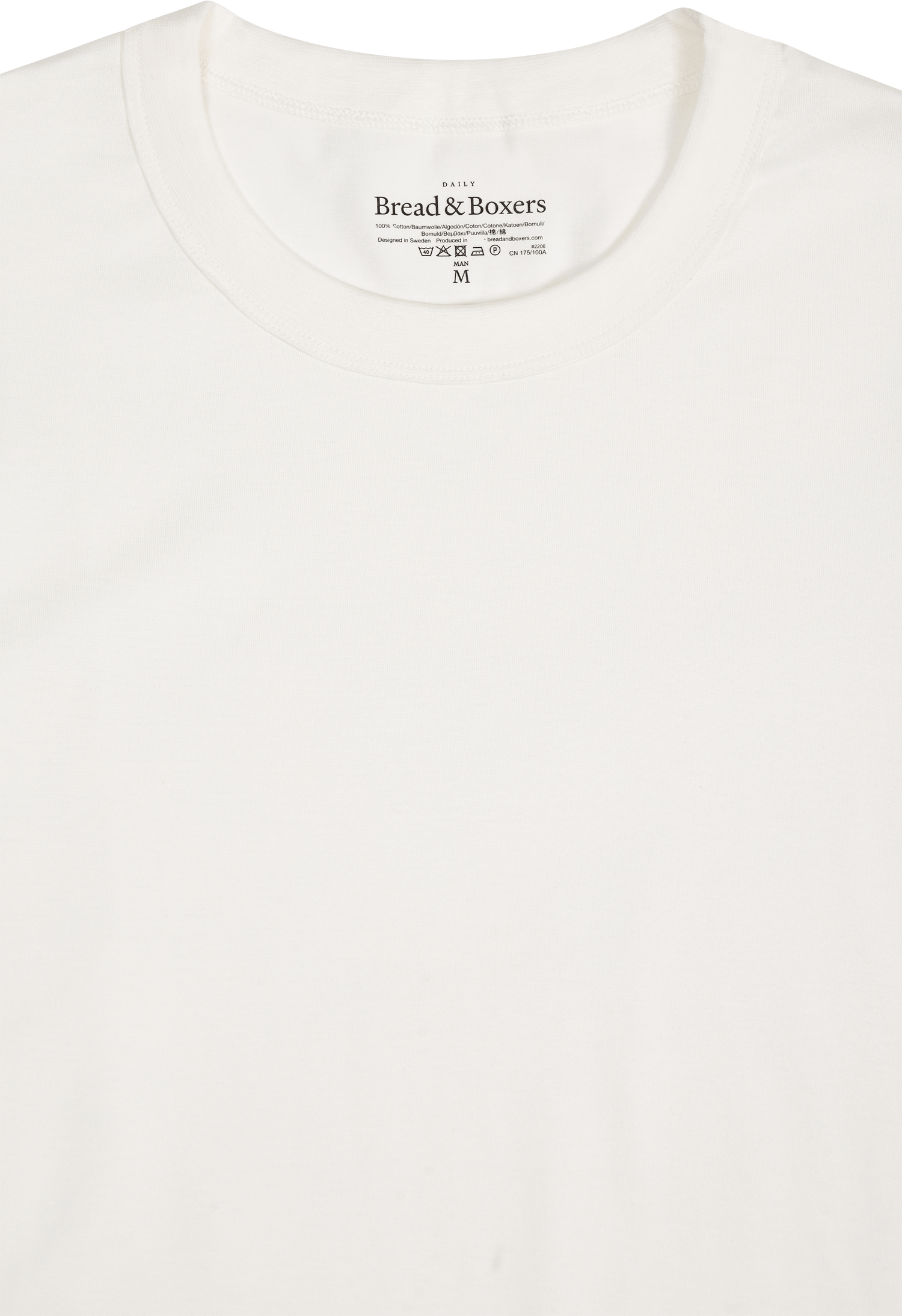 Crew-Neck pima Ivory - Bild 3