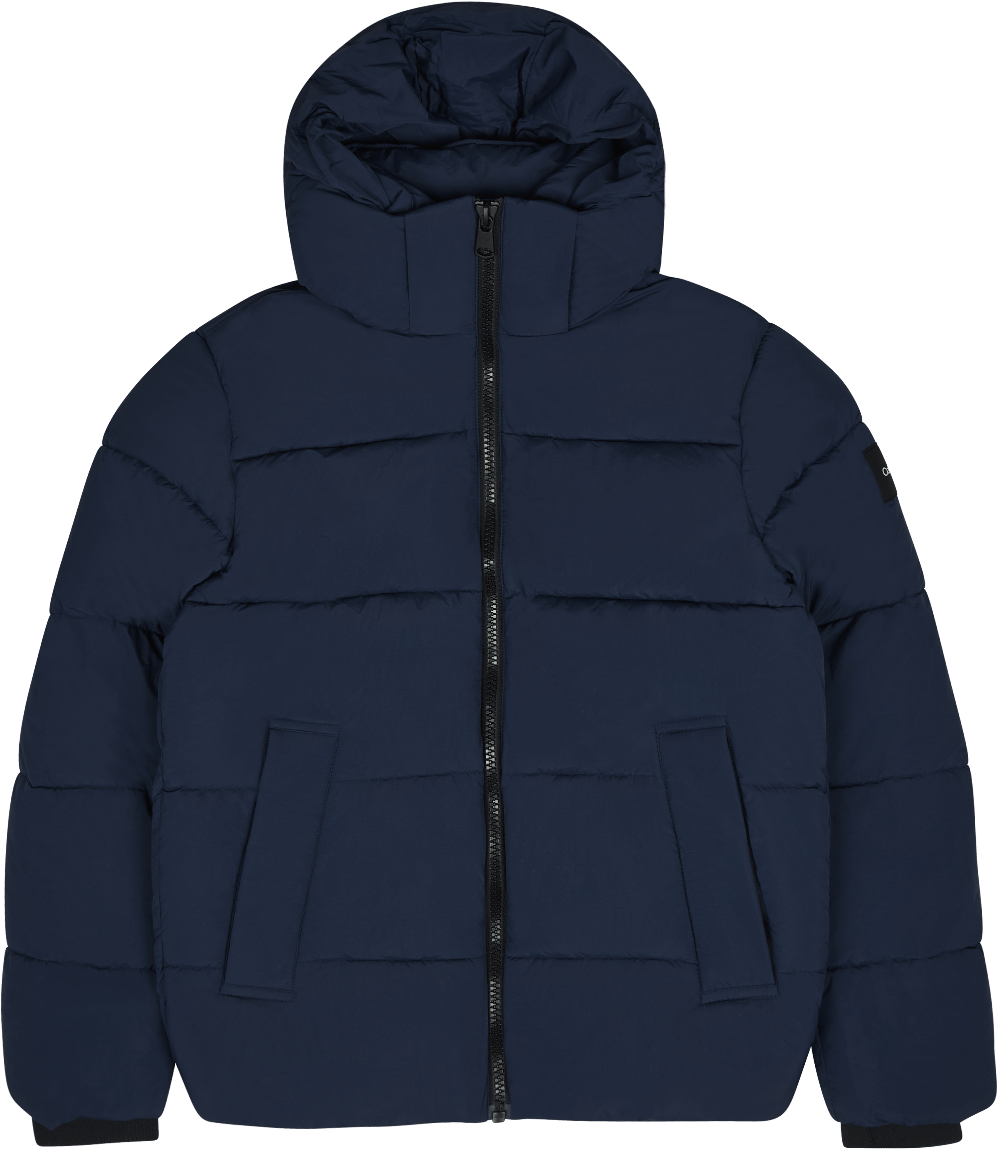 Crinkle Nylon Puffer Jacket