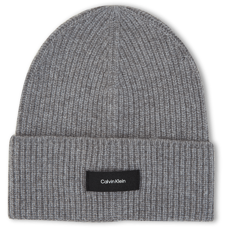Calvin Klein Daddy Wool Rib Beanie Pta – Fog