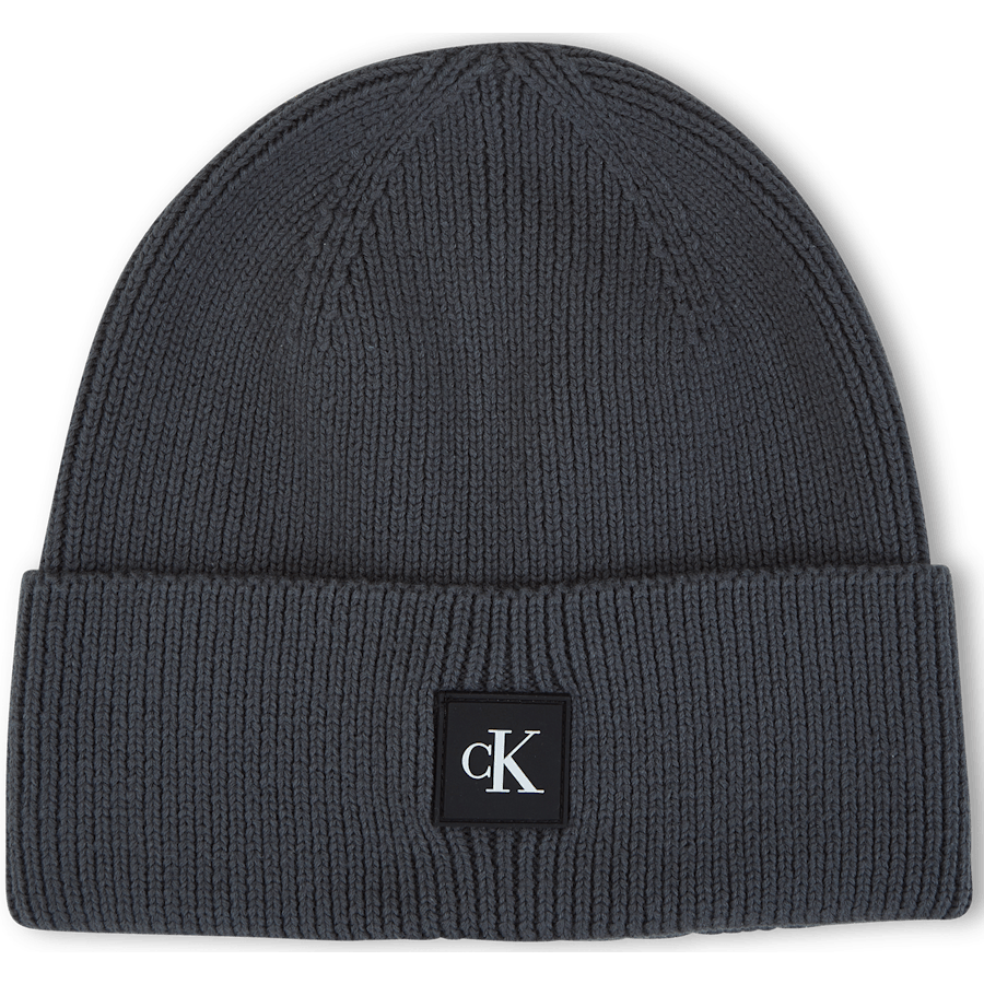 Calvin Klein Monogram Rubber Patch Beanie Prc – Industrial