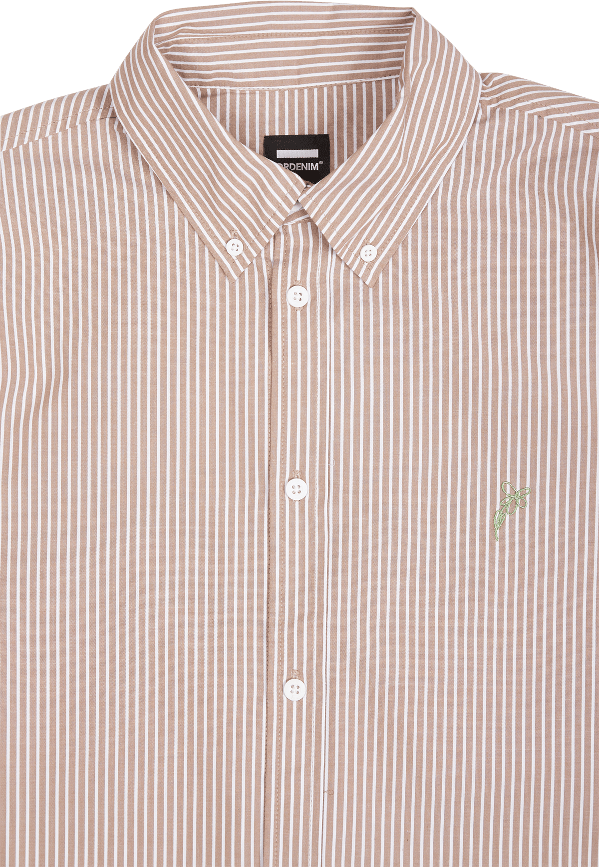 State Poplin Shirt Nougat Stripe Bloom - Bild 3