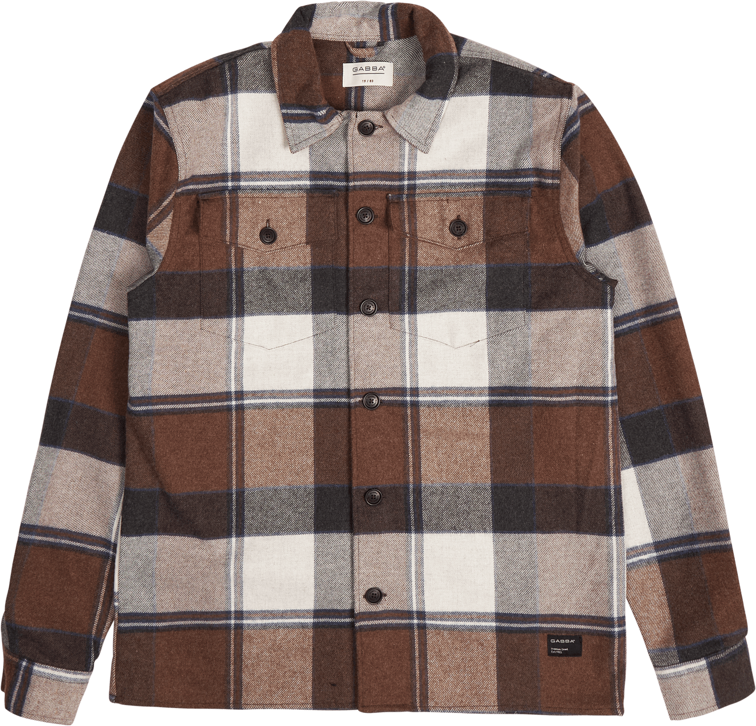 Clipper Big Check Overshirt Multi Check