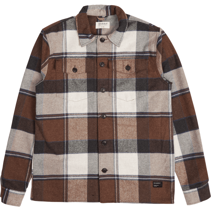 Clipper Big Check Overshirt Multi Check