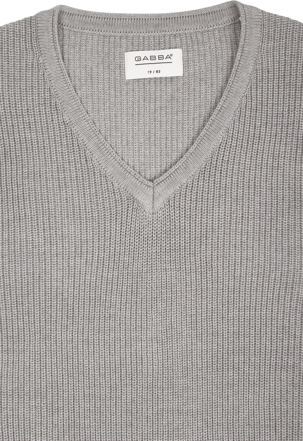 Cape Vest Knit Mel - Bild 3