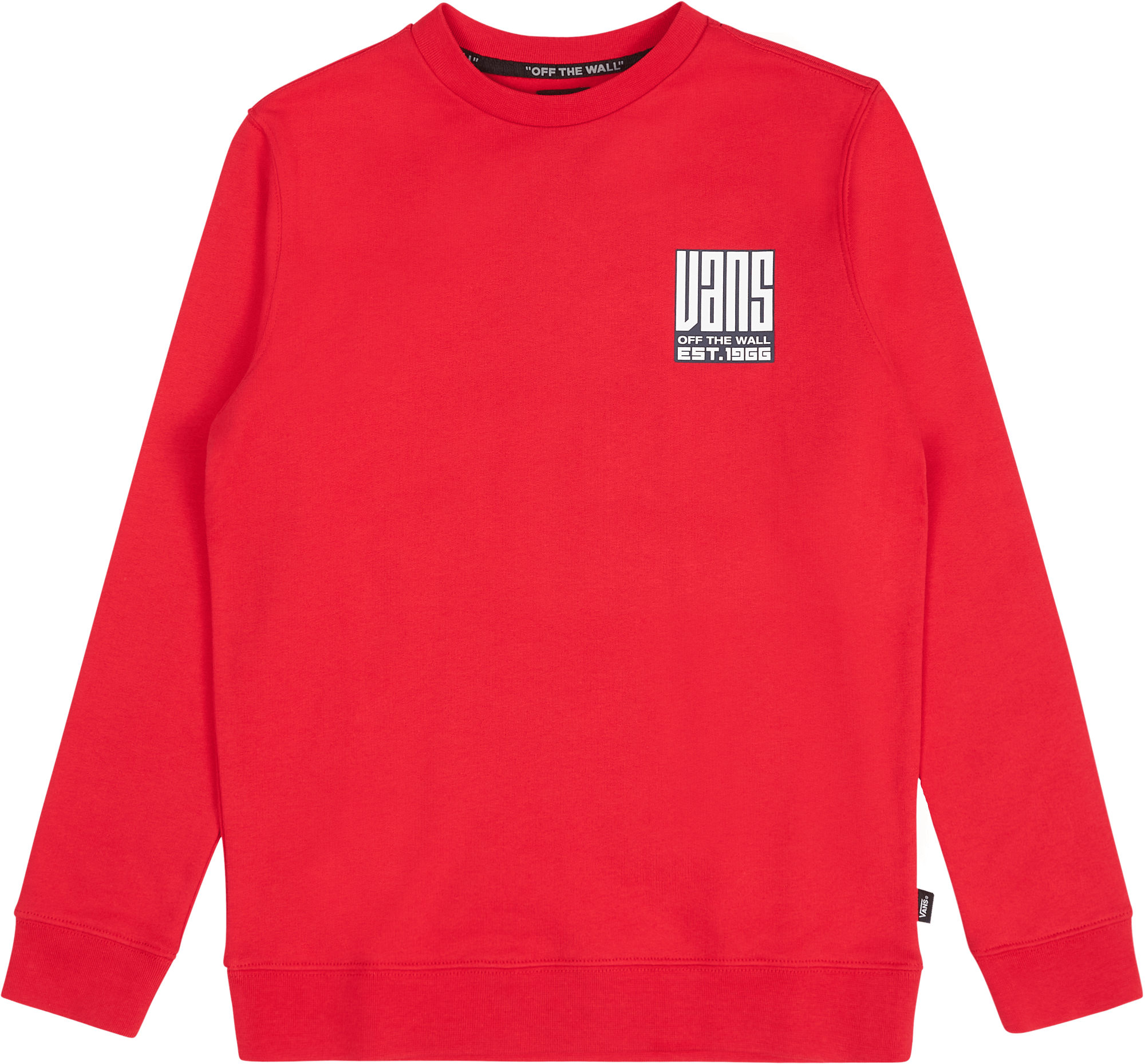 Vans Maze Crew True Red, Unisex, Odevy, mikiny a mikiny, Červená, 134/140