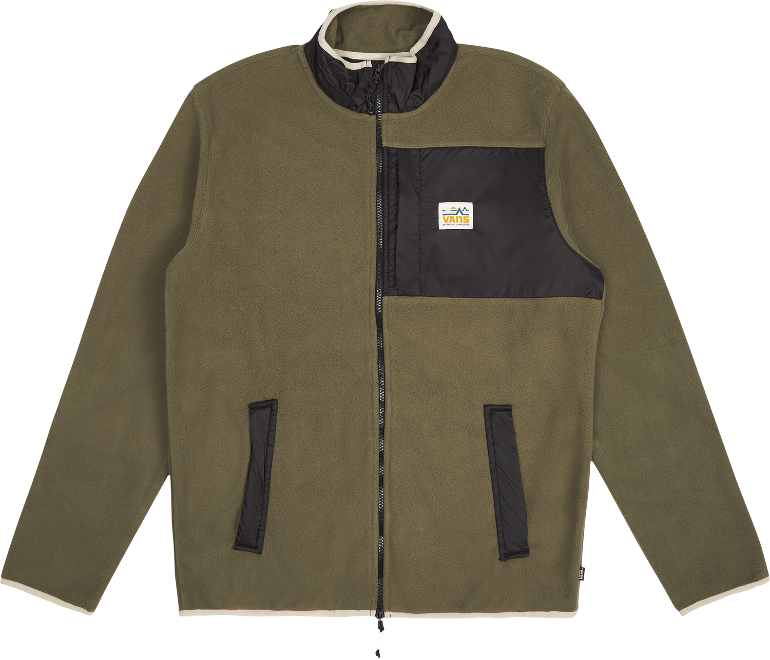 Vans Mt Vans Full Zip, Male, Odevy, mikiny a mikiny, Zelená, M