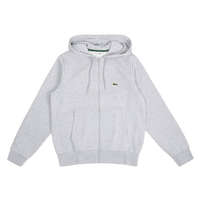 Classic Zip Hood Cca, Male, Odevy, mikiny a mikiny, Šedá, S