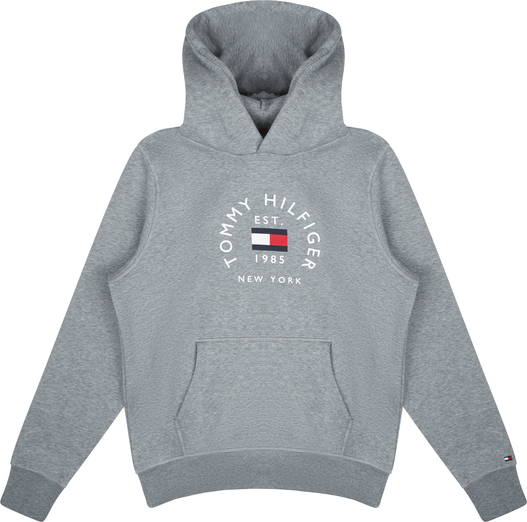 Tommy Hilfiger Hilfiger Flag Arch Hoody Zn2 – ed Speckled Dark